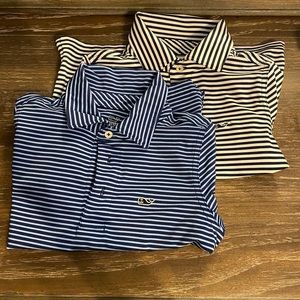 Lot of 2 - Boys Sankaty Vineyard Vines Polos